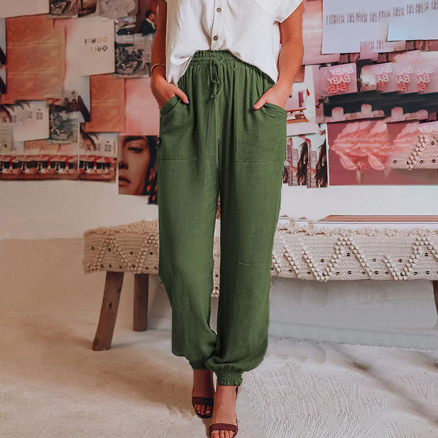 Kaeli – Pantalón elegante con cordón