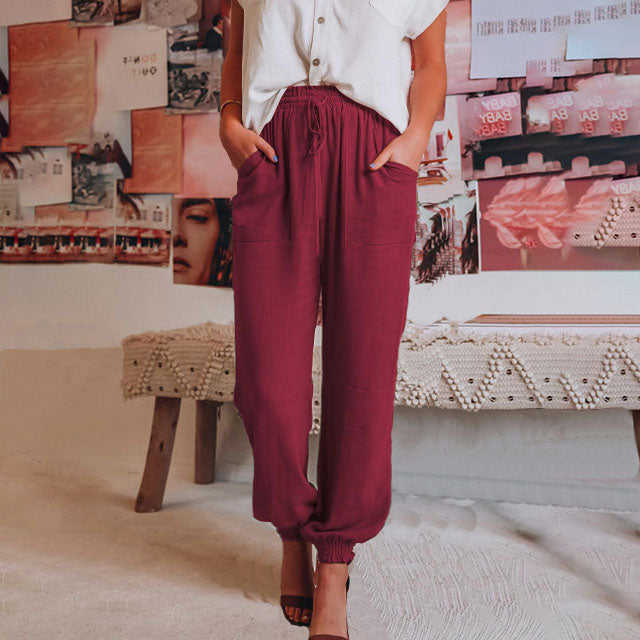 Kaeli – Pantalón elegante con cordón
