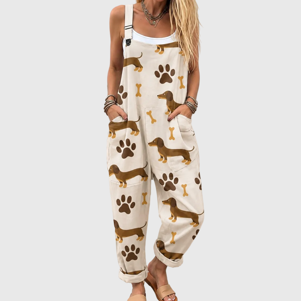 Peto estampado cómodo