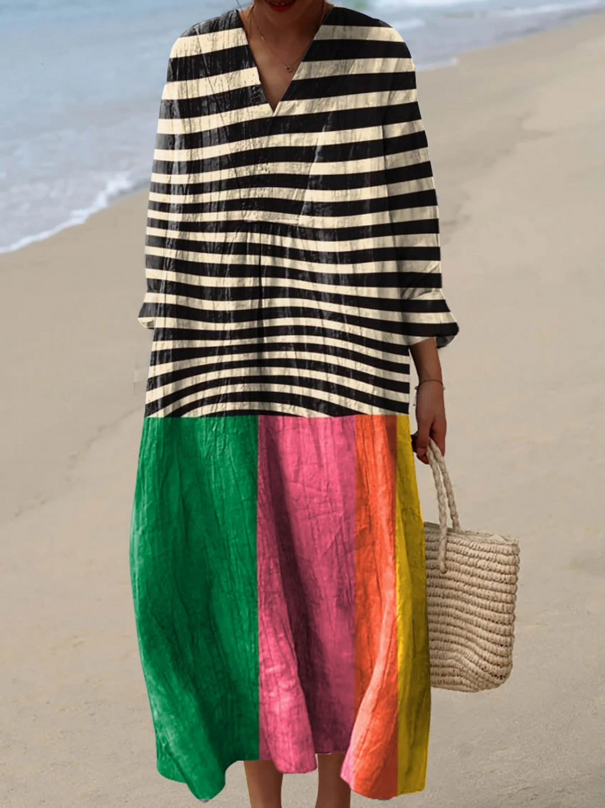 Sabina | Vestido ligero de verano con mangas largas
