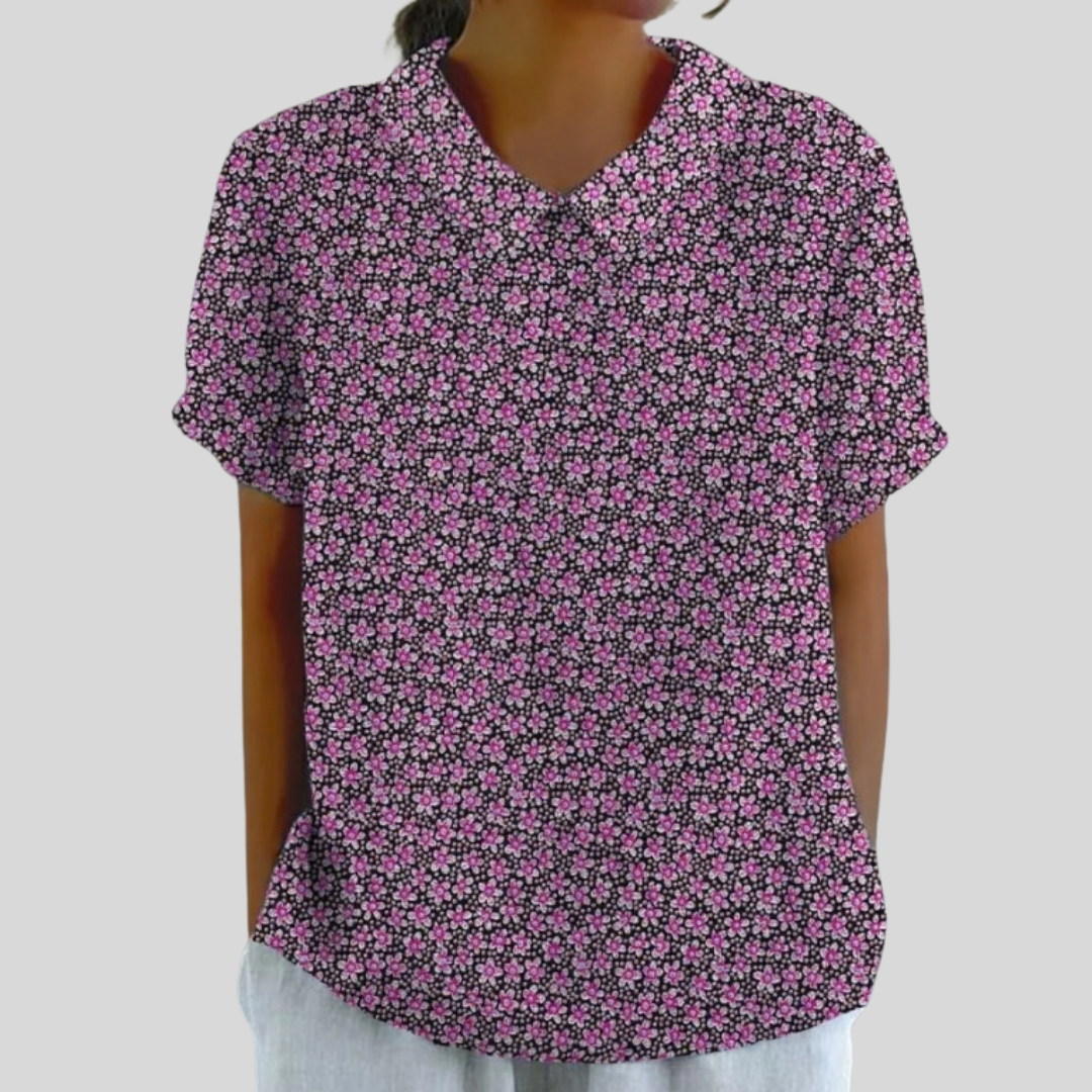 Léonie | Blusa microfloral
