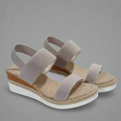 Alessia | Sandalias de plataforma negras