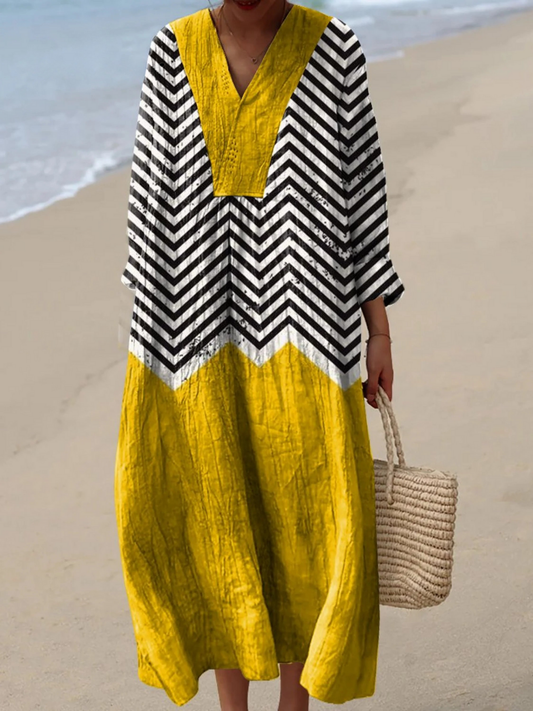 Zara | Vestido ligero de verano con mangas largas