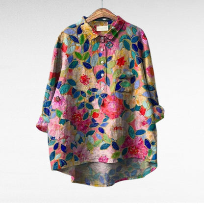 Sérafina | Blusa floral artística
