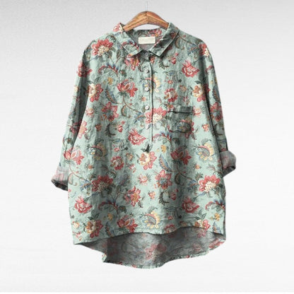 Sérafina | Blusa floral artística