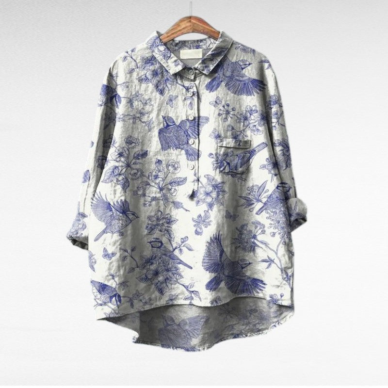 Sérafina | Blusa floral artística