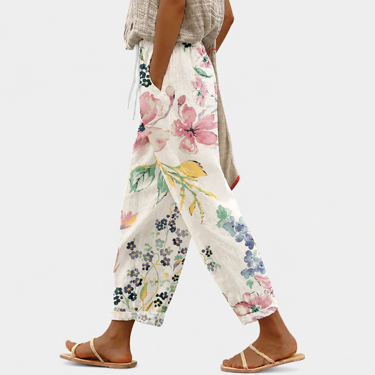Pantalones rectos holgados para mujer