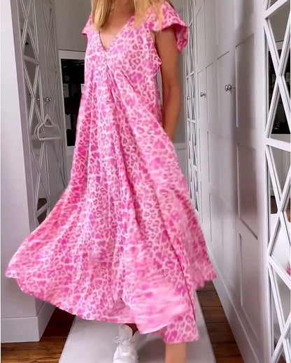Glaiza | Vestido largo con escote en V