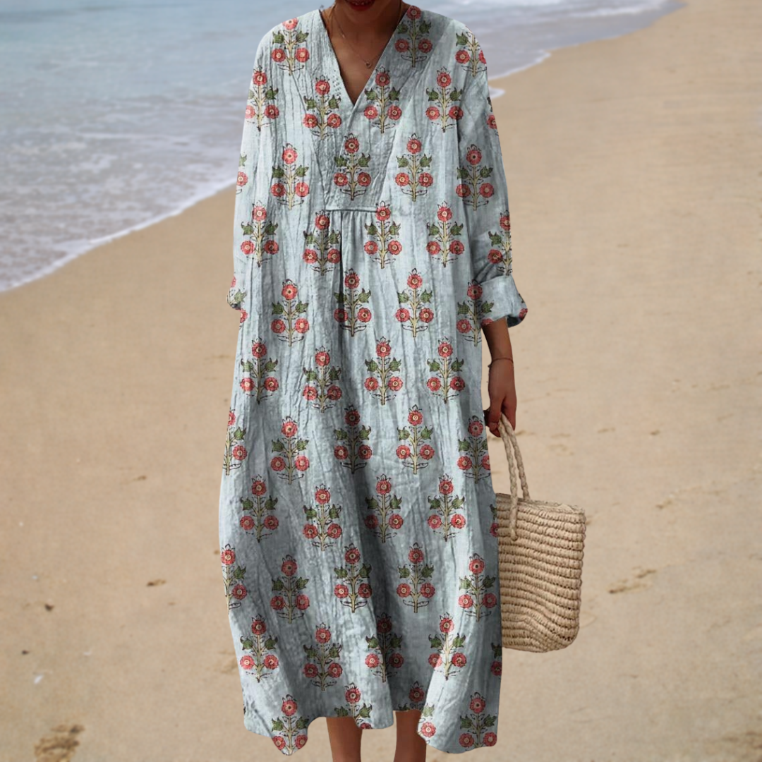Vestido de verano estampado que resalta