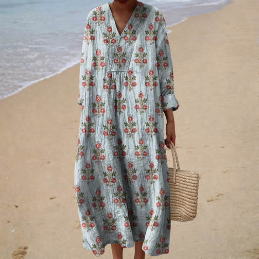 Elodie | Vestido largo floral vintage