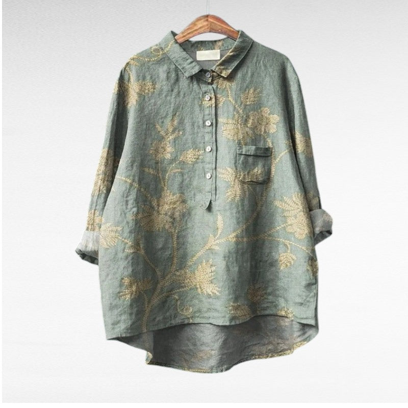 Sérafina | Blusa floral artística