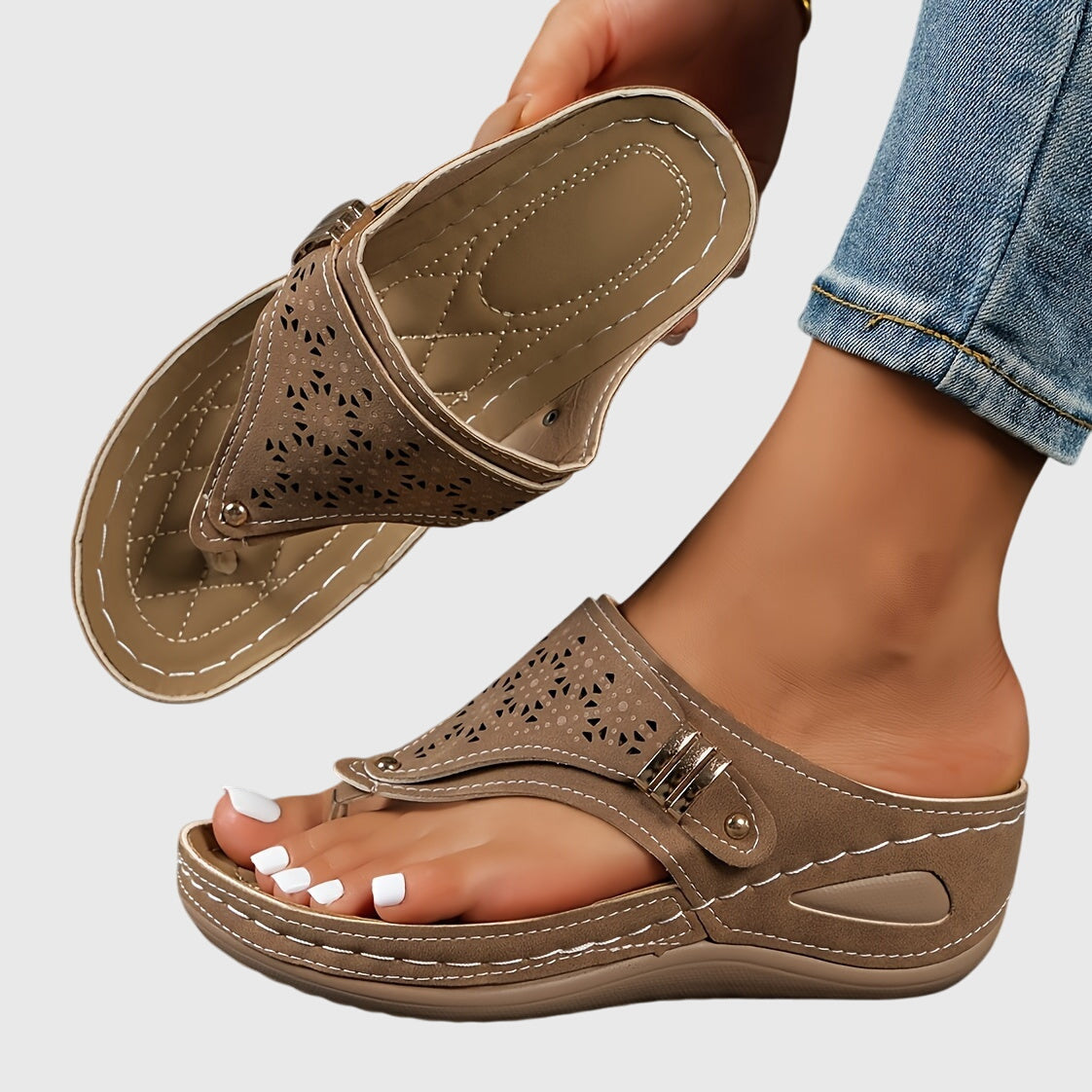 Anika - Sandalias Chanclas