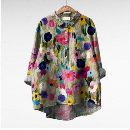 Sérafina | Blusa floral artística