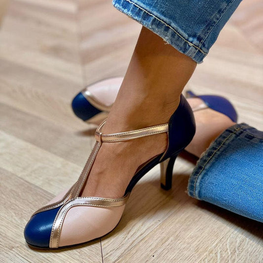 Verena | Zapatos de tacón con tira en T