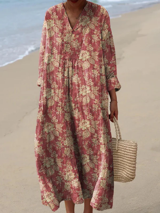 Belina | Vestido ligero de verano con mangas largas