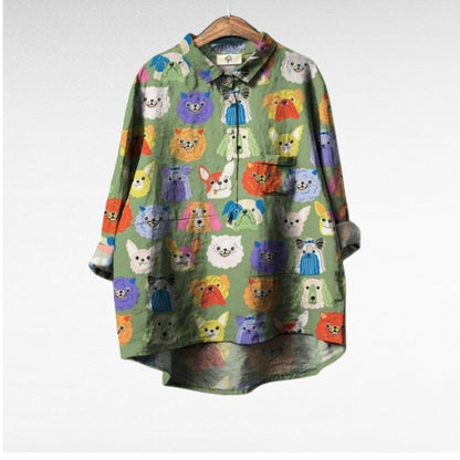 Ondine | Blusa divertida con estampado de animales