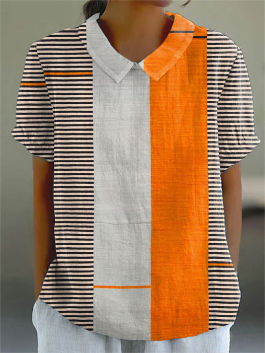 Lena | Blusa moderna con bloques de color