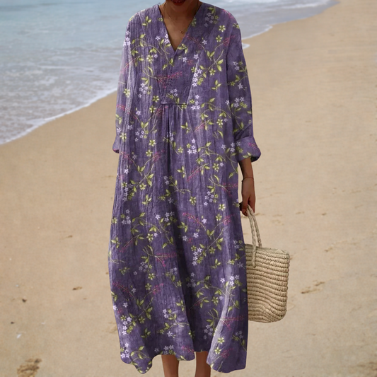 Solène | Vestido largo floral