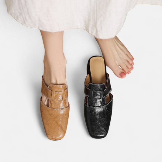 Elegantes sandalias de cuero Andie