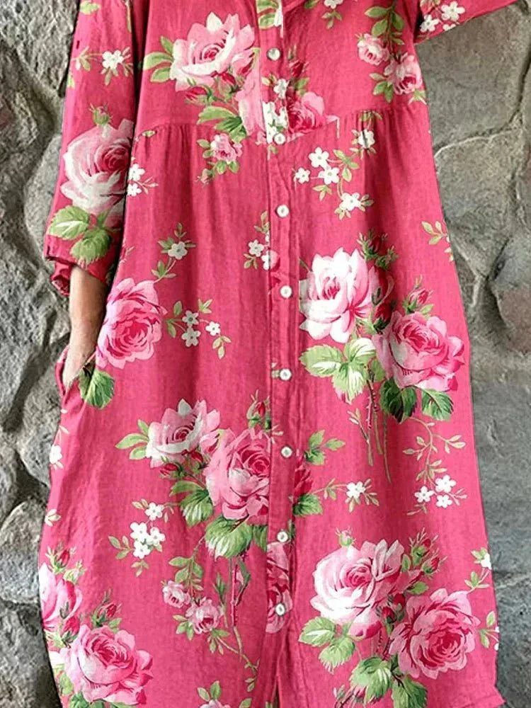 Maddie | Vestido de arte floral