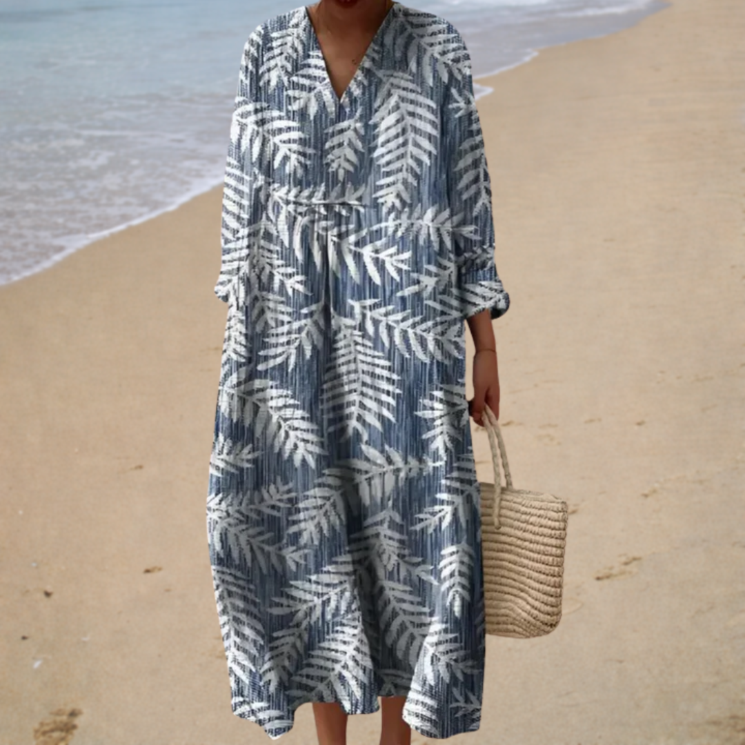 Isabelle | Vestido largo tropical