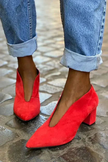 Francesca | Elegantes zapatos de tacón ancho