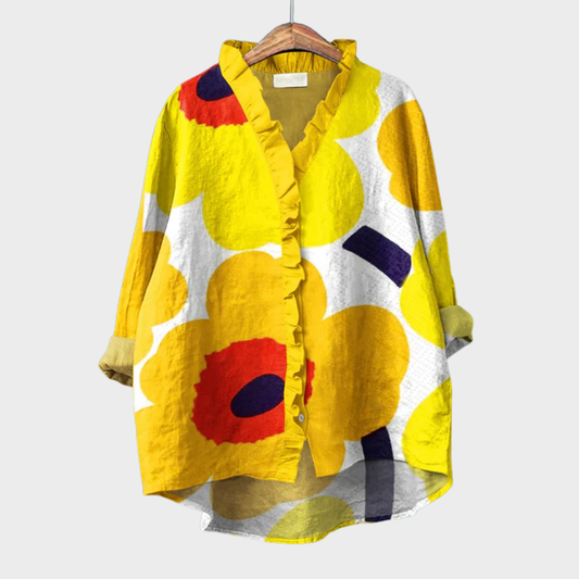 Helena | Blusa con estampado llamativo