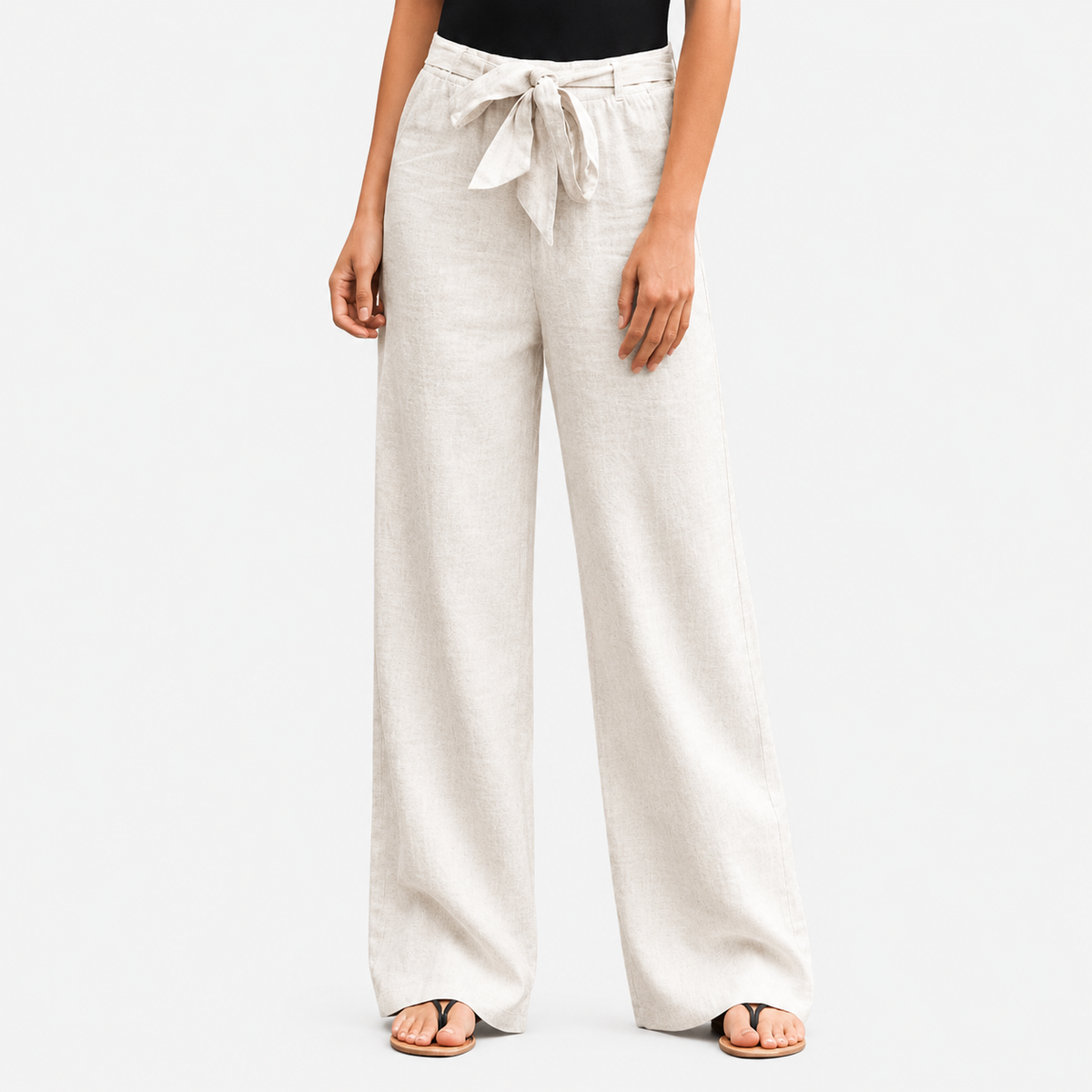 Joleen - Pantalón relajado de mujer con cordón y cintura elástica