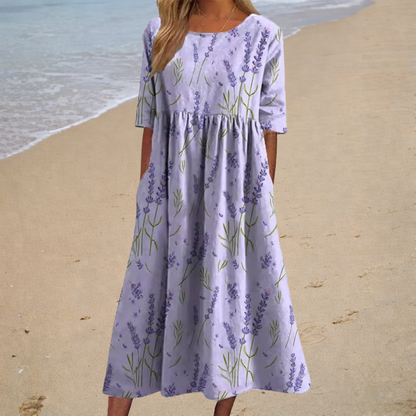 Aurelia | Vestido midi romántico