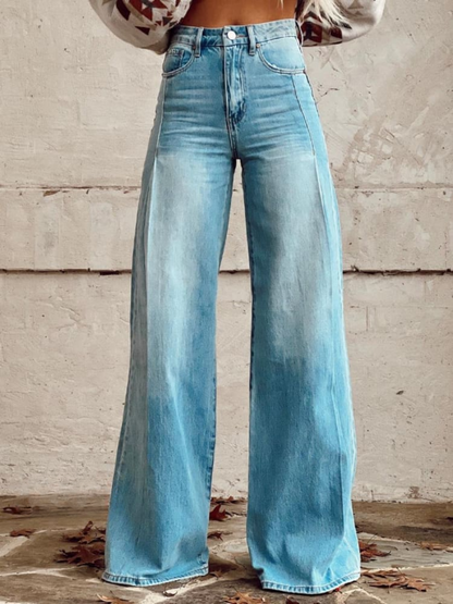 Avery™ - Pantalones casuales de pierna ancha con estilo