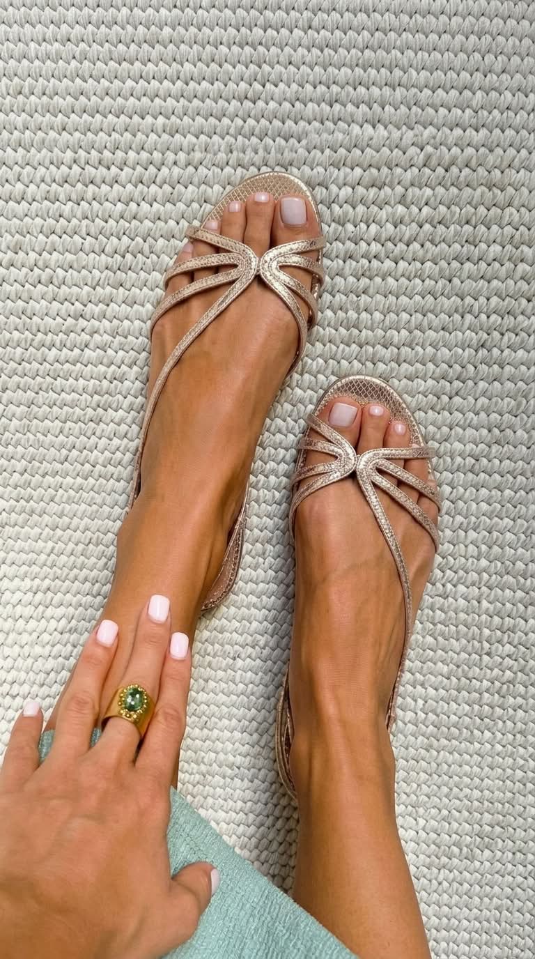 Sandalias Ginevra Dorado Elegancia de verano