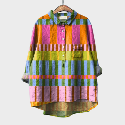 Azélie | Blusa estampada colorida