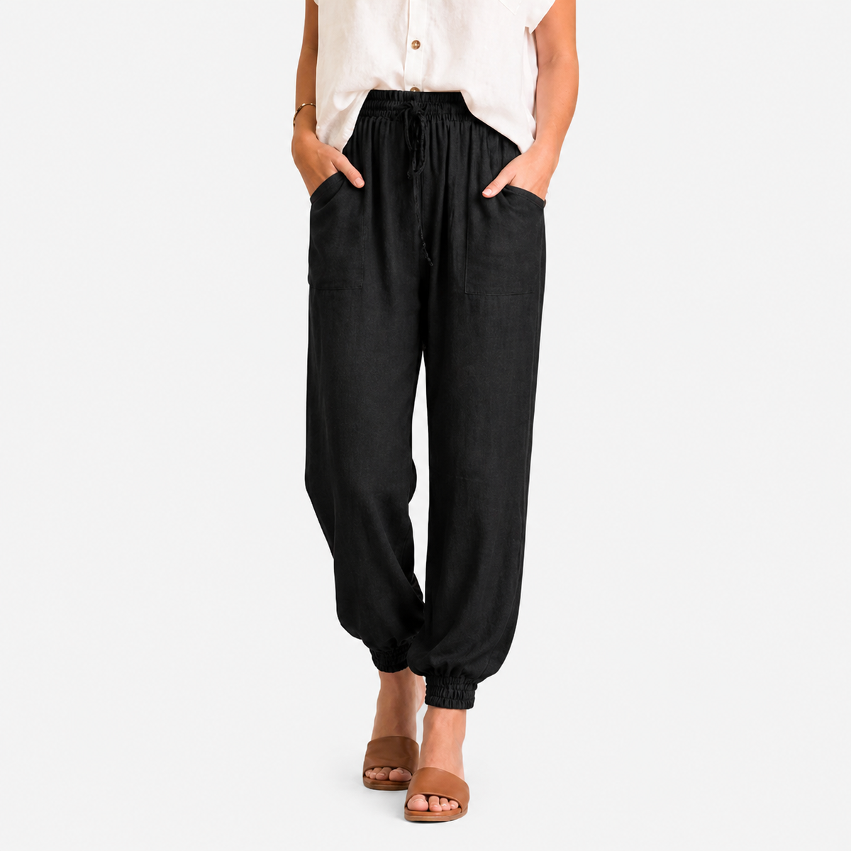 Kaeli – Pantalón elegante con cordón