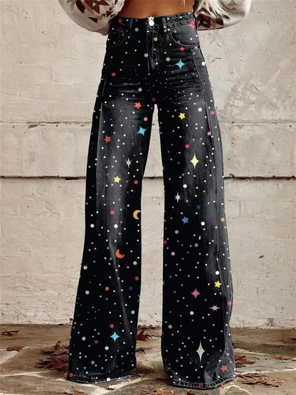 Mia™ - Pantalones acampanados de talle alto