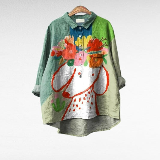 isalina | Blusa artística floral