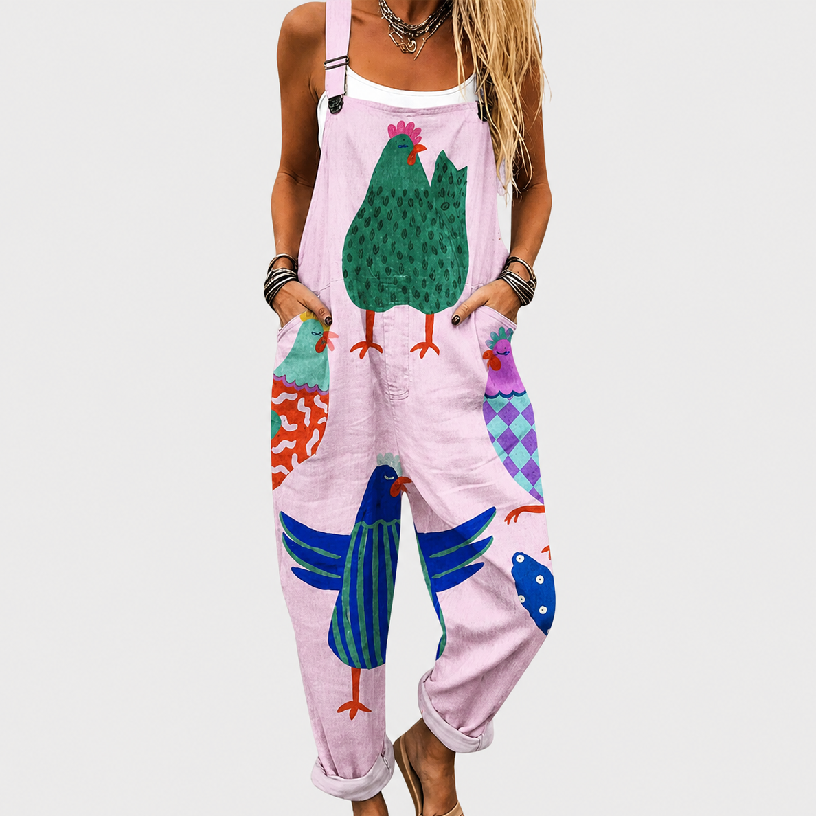 Peto estampado cómodo