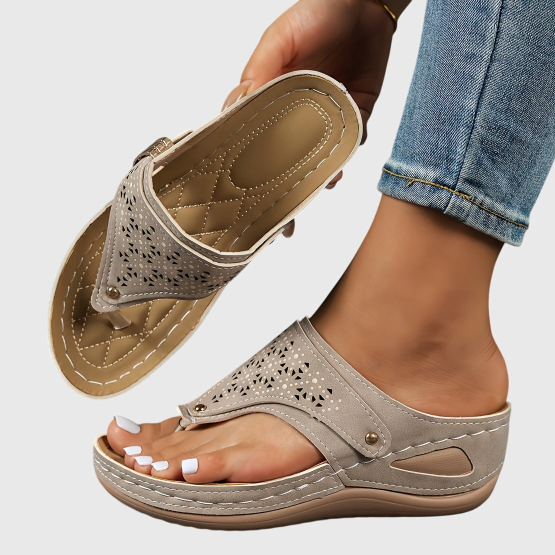 Anika - Sandalias Chanclas
