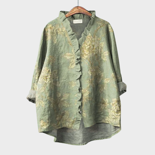 Léontine | Blusa refinada con volantes