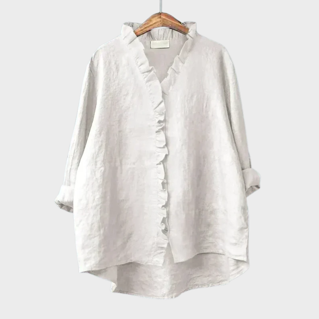 Celestine | Blusa delicada con volantes