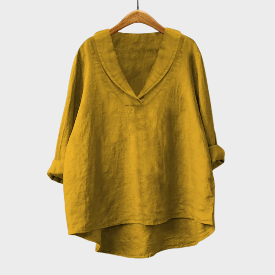 Hortense | Blusa fluida con escote en V