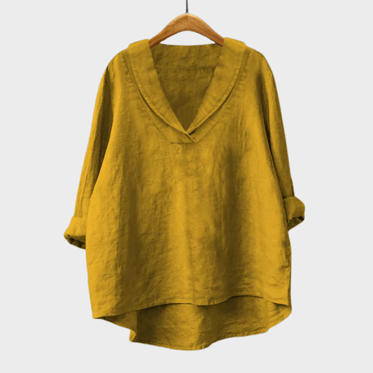 Hortense | Blusa fluida con escote en V