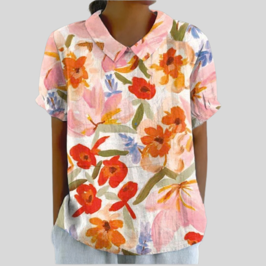 Evelyne | Blusa floral expresiva