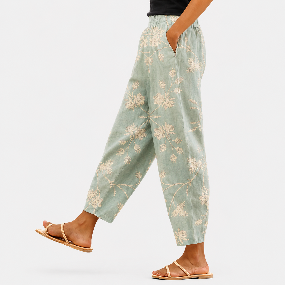 Pantalones de jardín salvia