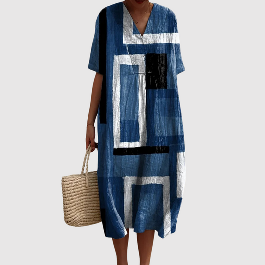 Delia | Vestido de verano ligero de manga corta