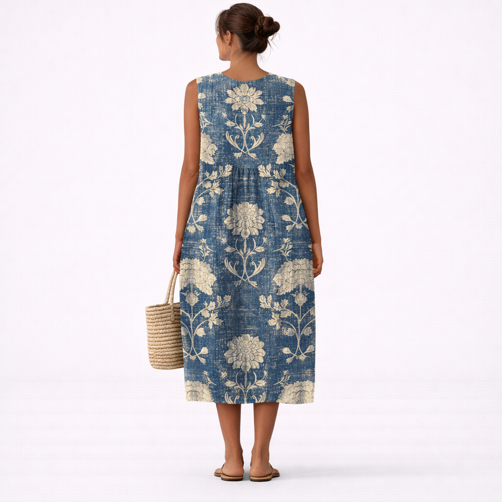 Alberto™ | Vestido midi floral clásico