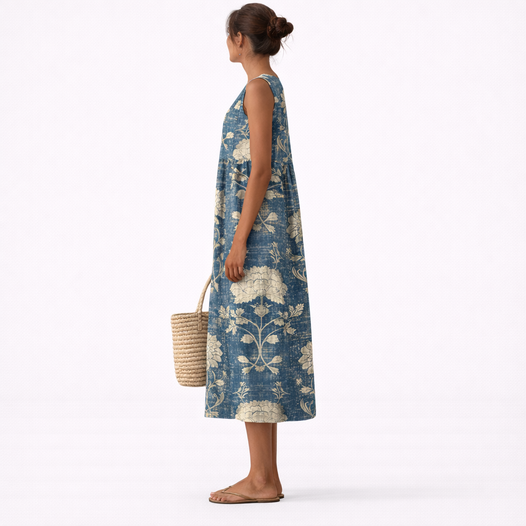 Alberto™ | Vestido midi floral clásico