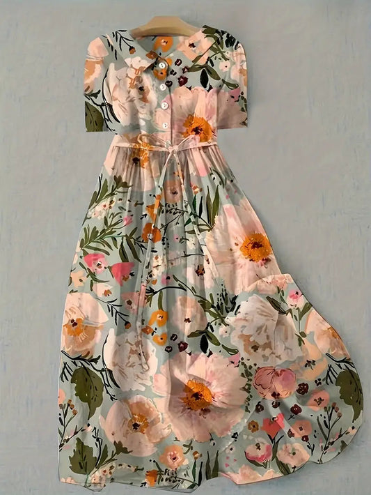 Aurélie | Vestido floral de verano cálido