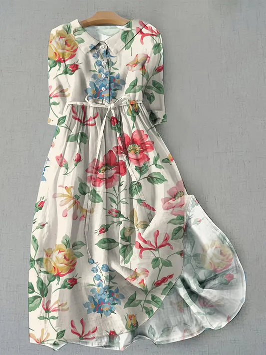 Isabelle | Vestido clásico de flores