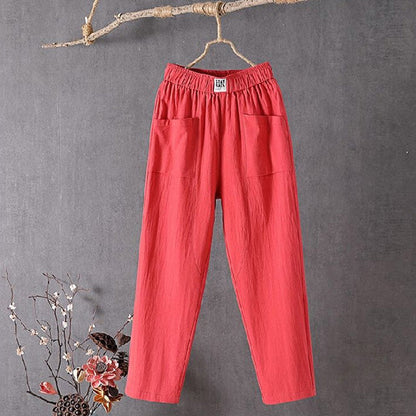 Alyra - Pantalón Relajado con Bolsillos