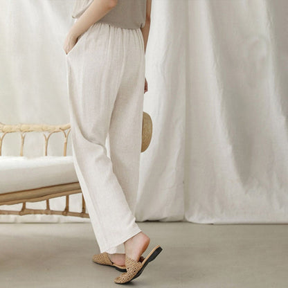 Vara - Pantalón de corte relajado con cordón